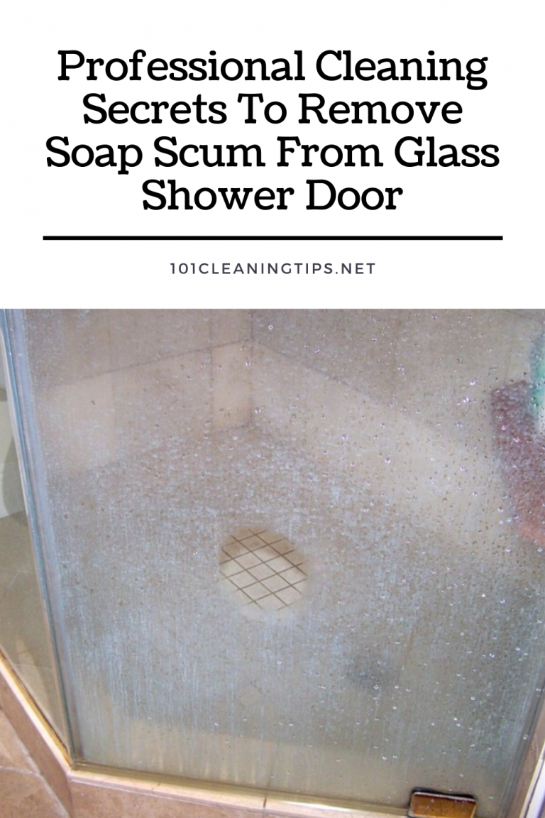 Professional Cleaning Secrets To Remove Soap Scum From Glass Shower