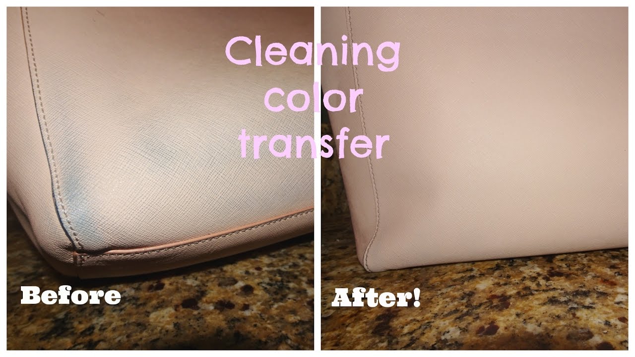 remove clothes dye from leather sofa