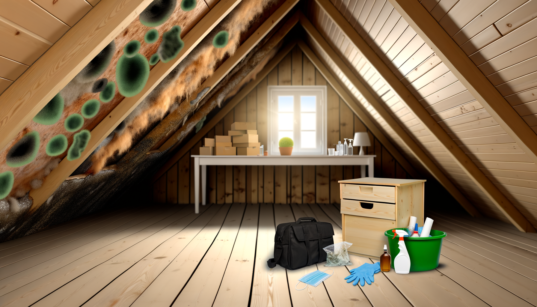 Mold in the Attic: Causes and How to Eliminate It Safely