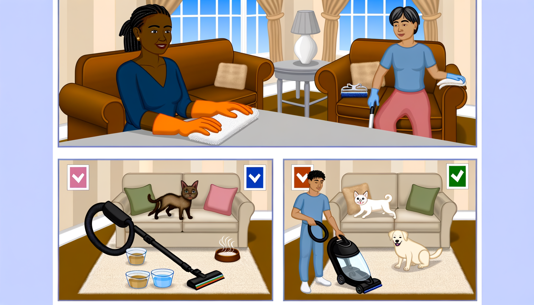 How to Remove Pet Hair from Furniture and Carpets: Complete Guide for 2024