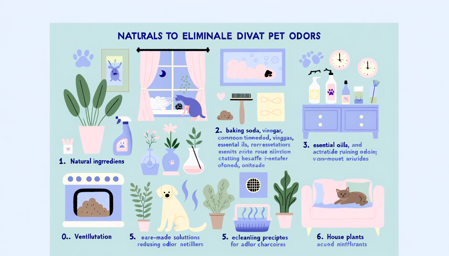 The Best Ways to Eliminate Pet Odors Naturally